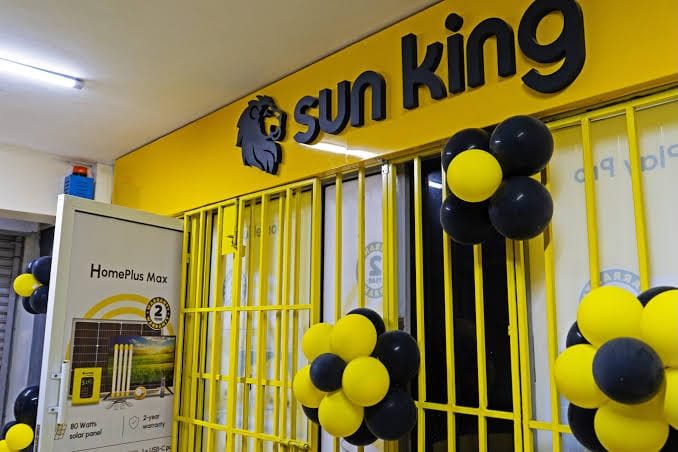 Sun King shopfront branding, Kenya