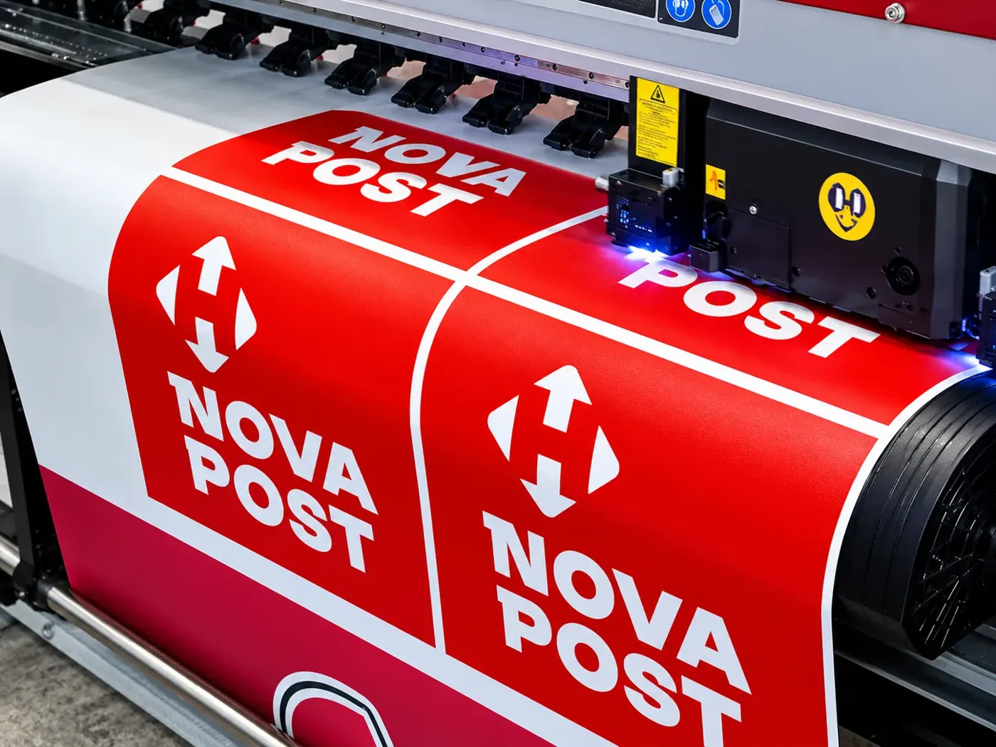 UV large-format printing of branded banners, Nairobi